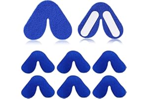 WUSJCOF 8 Piezas Almohadilla Nasal de Confort para CPAP Mascarilla Almohadilla Protectora para Nariz Compatible con Máquina CPAP Accesorio Reutilizable para Alivio de Presión