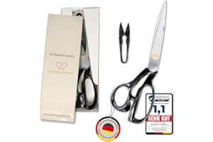 Scherenpalast Schneiderschere 30,5 cm – Heavy-Duty Profi-Stoffschere aus Edelstahl, extra scharf & ergonomisch – ideal für Leder & dicke Stoffe – mit Fadenschneider & Geschenkbox