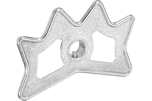 ‎PATIKIL PATIKIL Billardbrücke Kopf Aluminiumlegierung Brücke Plug-In Billard Zubehör für Billardtisch Silberton