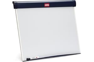 ‎NOBO Nobo Barracuda 1902267 Tisch-Flipchart (magnetisch, mit B1 Flipchartblock und Boardmarker, 675 x 550 mm)