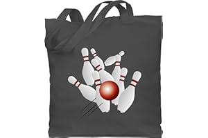 Shirtracer - Baumwolltasche - Bowling & Kegeln - Kegeln alle 9 Kegeln Kugel
