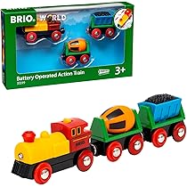BRIO World Big Green Action Locomotive Battery Powered Train For - View #2