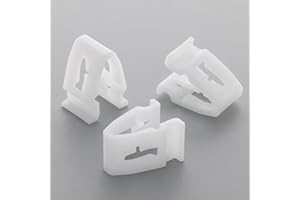 VVO Fasteners- White Plastic Rear Wheel Arch Flares and Moulding Trim Clips for Peugeot 208, (Pack of 10)