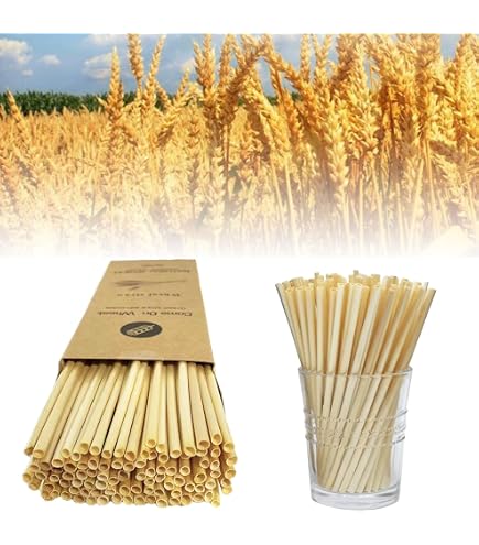 Weizenstrohhalme Natur - 100% Biologisch Abbaubare  Produktbild-Vorschau 8