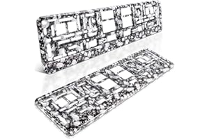 ‎SCHILDEVO schildEVO 2 Kennzeichenhalter | Skulls | Hochglanz Lack-Look | Hydrografik | Totenköpfe Schädel | Nummernschildhalter | Kennzeichen-Halterung | DHL-Versand