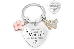 YISCOKO Geschenke für Mama,Mama Geschenk Schlüsselanhänger Geburtstagsgeschenk für Mama,Beste Mama Geschenk,Geschenk Mama,Schlüsselanhänger Mama,Mutter Geschenk.