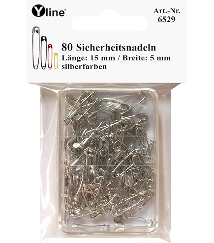 Lot De 250 Mini épingles à Nourrice 19mm - Blanches Anti-rouille - Pour Couture, Artisanat, Bijoux, Vêtements