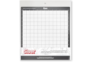 Siser Tapis de découpe High Tack 30x30 cm haute adhésivité, idéal pour les matériaux épais. Découpes précises et nettes sur film thermique, carton et acétate.