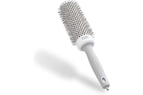 Olivia Garden Expert Blowout Speed – Brosse ronde en céramique avec un barrilet extra long pour des brushings 25% plus rapides