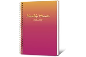 RUKAR Monthly Planner 2025-2027, 2025 Calendar 24 Months Planner, JULY 2025 - JUNE 2027, 7.4"x9.4", Personal Organizer with Monthly Goals, To-Do List, Habit Tracker, 24 Months for School Office Home