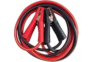 PENLIMLY Cavi Batteria Auto Professionali 3/4 metri, 1500Amp Cavi di Avviamento Batteria Auto, Cavi di Collegamento per Batteria Auto, Cavi Batteria con Coccodrillo Clip per Auto Benzina D-iesel Camion Furgone