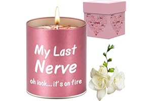 OGEEON Secret Santa Gifts for Women,9 Oz Scented Candles,Christmas Funny Gifts for Women Her,Christmas Funny Present for Her Friends Bestie on Birthday Anniversary