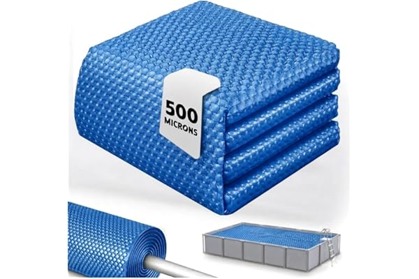 Bâche à Bulle Piscine 4 x 2 m | Bache a Bulle Piscine 500 microns - Épaisse - Conçue pour Durer Saison Après Saison | Bache Bulles Rectangulaire 12 Tailles Disponibles | Bleu | Ravigarden (4 x 2 m)