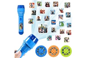 NIUMOWANG Torcia per Proiettore per Bambini, Proiettore Diapositiva per Bambini, Proiettore Torcia, Proiettore di Diapositive Torcia, Torcia per Bambini, Luce Notturna, Dono dei Bambini