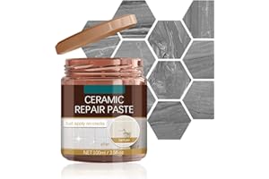 GIMOCOOL Pasta reparadora de porcelana Masilla DePared Para RellenarAgujeros Reparación de chips de encimera de cuarzo de piedra de mármol de azulejo permanente para grietas rotas,agujeros y Gimocool