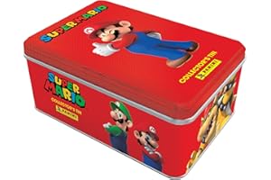 Panini Super Mario TC Boite métal 8 Pochettes + 3 Cartes édition limitée aléatoires