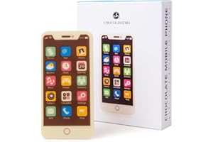 CHOCOLISSIMO Schokoladenhandy - Schokoladen Handy - Smartphone aus Schokolade | Geschenk | Als Gag ganz witzig | Weihnachtsschokolade | Geschenkidee | Weihnachten | Weihnachtsknabberei | Kinder