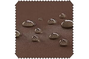 novely® OXFORD BIG 600D - Wasserfester Outdoorstoff - Robuster Polsterstoff - Wasserdichter Möbelstoff - Waterproof Meterware 1 lfm | Farbe: 28 Hellbraun