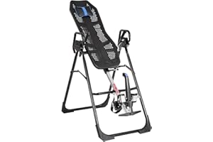 Zizito Inversionsbank Klappbar - Schwerkrafttrainer & Rückentrainer, Gewichtskapazität bis 140 kg - Für Rückenstärkung und Schmerzlinderung