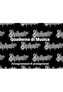 Quaderno Di Musica A5 Pentagrammato - Per Bambini, 5 Pentagrammi Per Pagina - Foto 7