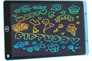 Foydream Tablette Dessin Enfant,16 Pouces Ardoise Magique,Tablette Dessin LCD Colorée avec Fonction de Verrouillage et D'effacement, Jouet Educatif de Filles et Garcons pour Enfant 3-12 ans,Bleu