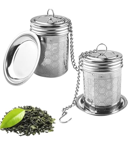 Filtro Per Tè In Acciaio Inox 304 - Pallina Infusore Con Catena, Per Tazza E Teiera - Foto 6