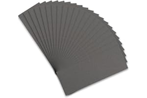 STEBRUAM Carta Abrasiva 21 Pezzi Kit, Carta Vetrata per Legno in Grane 800 Grinta, Sandpaper Carta Vetro Impermeabile Levigatura a Secco e Umido