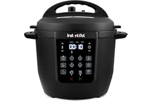 Instant Pot Multikocher, 5.7L 7-in-1 Smart Cooker - Schnellkochtopf, Schongarer, Reiskocher, Sautierpfanne, Joghurtbereiter, Dampfgarer und Speisewärmer, Schwarz.
