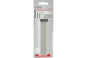 ProDec Advance 10 confezioni di lame di ricambio per raschietti da 4 pollici a doppio spessore per raschietti ProDec Titan e altri raschietti da 4 pollici