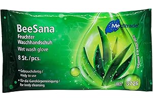 Meditrade BeeSana Waschhandschuhe, 8 Stk, Altruan