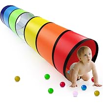 Tenda Gioco 3 In 1 Per Bambini Con Tunnel E Piscina Di Palline – Castello Pop Up Per Interni/Esterni, Regalo Ideale Per Piccoli Esploratori