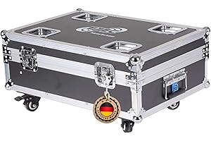 ETEC PROFESSIONAL SHOW EQUIPMENT Flightcase Transport Case Suitable for ETEC Battery LED Par Headlight E412 with Charger