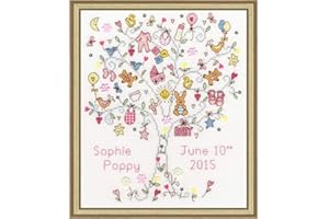 BOTHY THREADS THE HOME OF HAPPY STITCHING Bothy Threads Cross Stitch Kit - Love Baby Girl