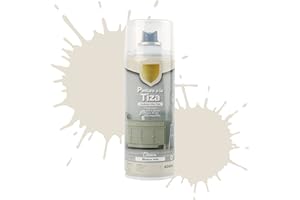 Etrexonline Pintura en Spray Ultra Mate a la Tiza, Chalk Paint Spray, Ideal para Metal,Madera y Cerámica, Acabado de Estilo Vintage - Colores Blanco Roto (400ml, 1 Unidad)