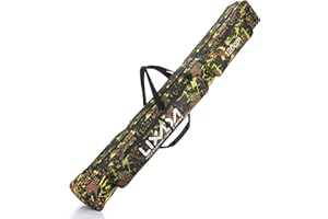 Lixada Sacs de Canne à pêche Portable Sac à Roues Trois Couches Pliable Canne à Pêche Sac Bobine Tackle Outil Carry Case Carrier Travel Bag