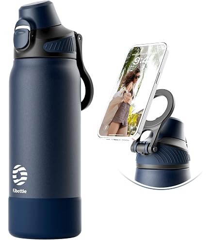 Capeebara Housse Gourde Isotherme En Néoprène Gris 500 Ml - Étui Protection Et Transport Pour Bouteille