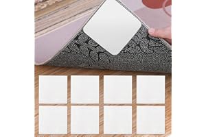 CATELL 12 Stück Teppich Antirutschunterlage Anti Rutsch Teppichunterlage rutschfest Teppich Antirutsch Pads Vakuum Antirutschmatte Teppichstopper Waschbarer Wiederverwendbar für Küche, Balkon (10 * 10cm)