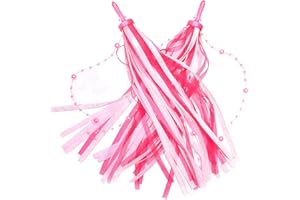 obqo 2 pcs Childrens Bike Streamers Bicycle Handlebar Streamers Bike Grips Tassels Ribbons Kids bike Accessories