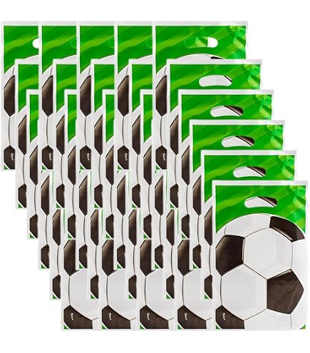 30 Pezzi Sacchetti di Regalini a Calcio Bomboniere per Feste di Calcio