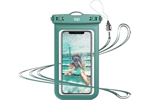 YOSH wodoodporne etui na telefon komórkowy 6,8 cala (zielone) podwodne wodoodporne etui na telefon komórkowy, wodoodporne pływackie etui na telefon do iPhone 13 12 11 Pro XS Samsung Galaxy S22+ i inne smartfony
