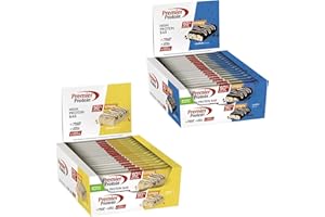‎PREMIER PROTEIN Premier Protein High Protein Bar Crispy Bundle – Crispy Peach (16x40g) + Crispy Cookie (16x40g)