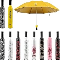 Newest Windproof Double Layer Umbrella with Bottle Cover Umbrella for UV Protection & Rain | Outdoor Car Umbrella for…