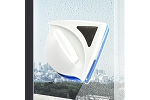 RYTM Magnetic Window Cleaner for Single Layer Window, Double-Sided Window Cleaning Tool, Powerful Magnet Outside Glass Wiper With Water storage, Anti Drop Design, Prime Grade Squeegee