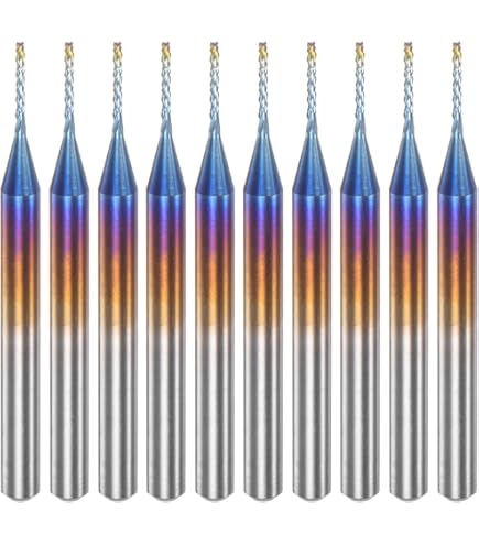 Fresa 0.1mm 15 Gradi 10 Punte Incisione PCB In Carburo | 15 Gradi - Foto 11