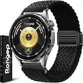 Rongep [&Ouml;rg&uuml; Loop] Huawei ile Uyumlu 22mm Kordon GT6/GT6 Pro/GT Runner 2/GT5/5 Pro/GT4/GT3/3 Pro 46mm i&ccedil;in Manyetik Toka GT6 