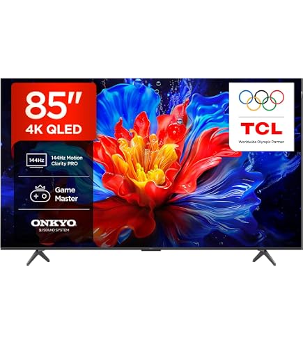 ピルクル　TCL 75V QLED 4K液晶テレビ　75インチ TCL 75 Inch QLED TV 75P8K, HDR10+, Google TV, Dolby Vision Atmos