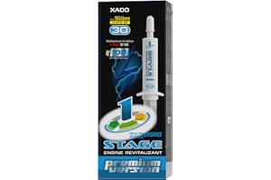 XADO Stage 1 Engine Oil Additive for Hybrid Engines with Revitalizant - Oil Additive for Oil Loss Stop and Engine Protection - Anti-Wear Engine Treatment Oil Additive - Syringe 30 ml