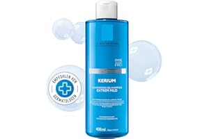 LA ROCHE-POSAY La Roche Posay Kerium, Shampoo Extra Delicato, Per Cuoio Capelluto Sensibile, Effetto Calmante e Lenitivo, Cuoio Capelluto Deterso a Fondo, Con Polisorbato e Acqua Termale, 400 ml