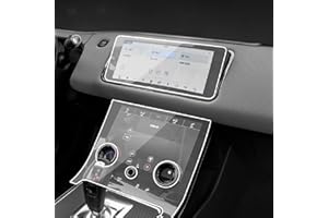 JCAKES Navegación GPS para Coche Película Protectora Pantalla LCD Película de TPU Protector de Pantalla Anti-scratc Interior, para Land Range Rover Evoque 2019-2023