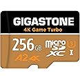 [5 Anni Recupero Dati Gratuito] Gigastone scheda di memoria 256 GB 4K Game Turbo, Specialmente per GoPro Drone Switch, Veloci